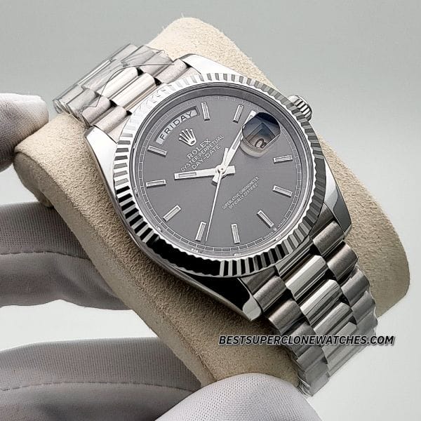 Rolex Day-Date 3255 Super Clone white gold