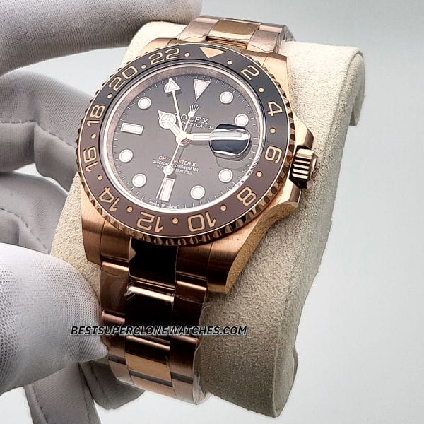 Rolex GMT Master II Everose Super Clone watch