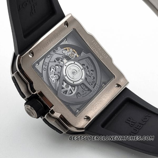 hublot square bang unico titanium clone
