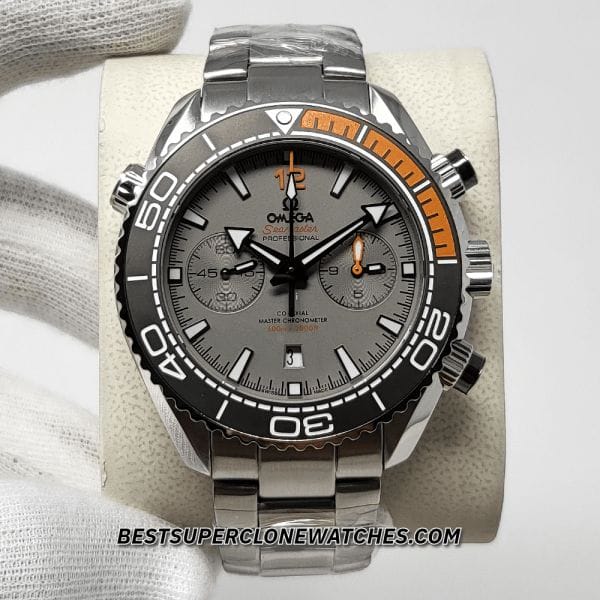 omega 9900 chronograph titanium clone