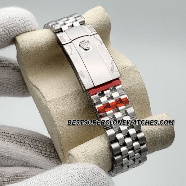 Fake Rolex Datejust Ref-126334, a limited edition super clone with slate dial, Oystersteel, and white gold design.