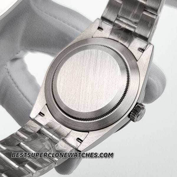 Replica Rolex Explorer with black dial and Oystersteel bracelet