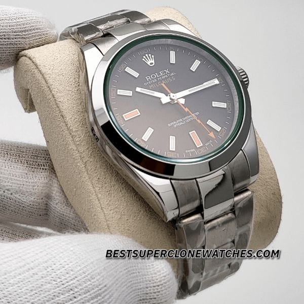 Swiss super clone Rolex Milgauss with 3131 movement imitation and magnetic resistance features