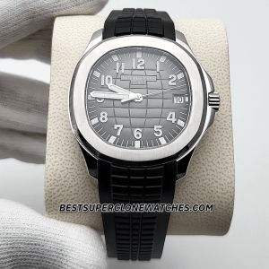 patek philippe aquanaut black dial clone