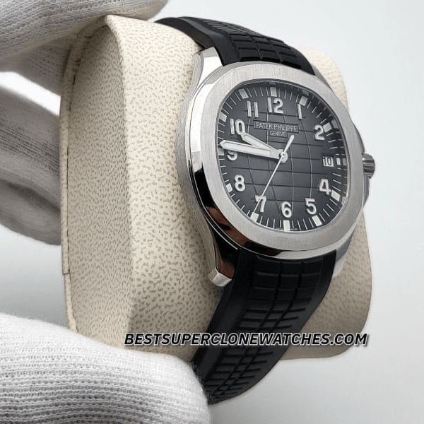 patek philippe aquanaut black dial replica