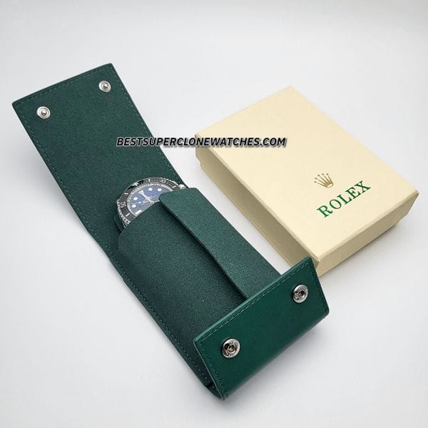 rolex green watch case travel pouch clone