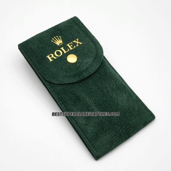 rolex green velvet travel pouch clone