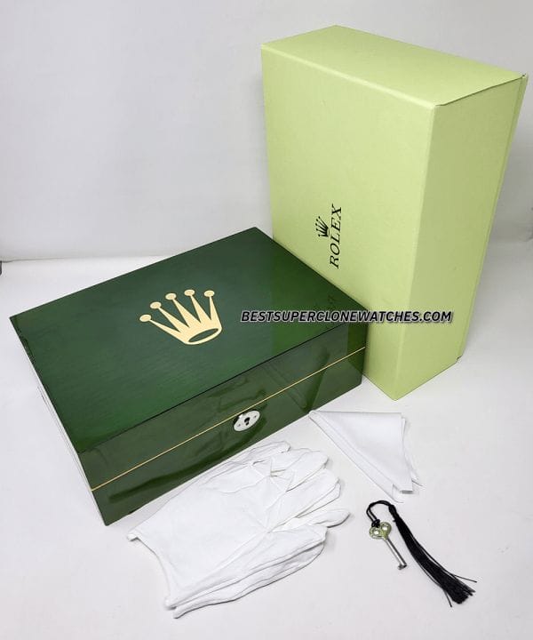 rolex watch box storage green display