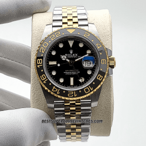 rolex gmt master ii oystersteel yellow gold clone