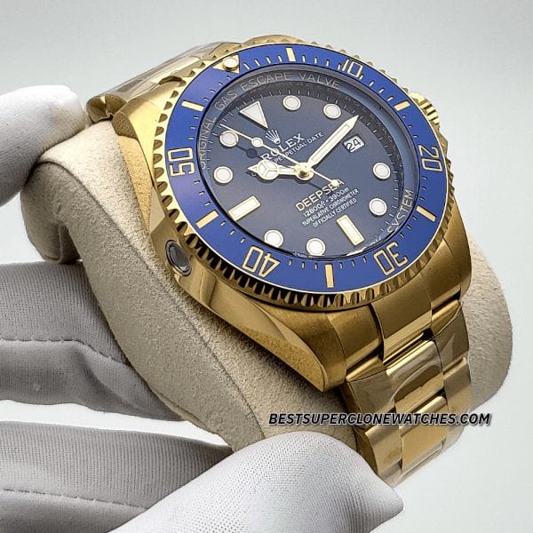 Deepsea blue dial replica Rolex watch