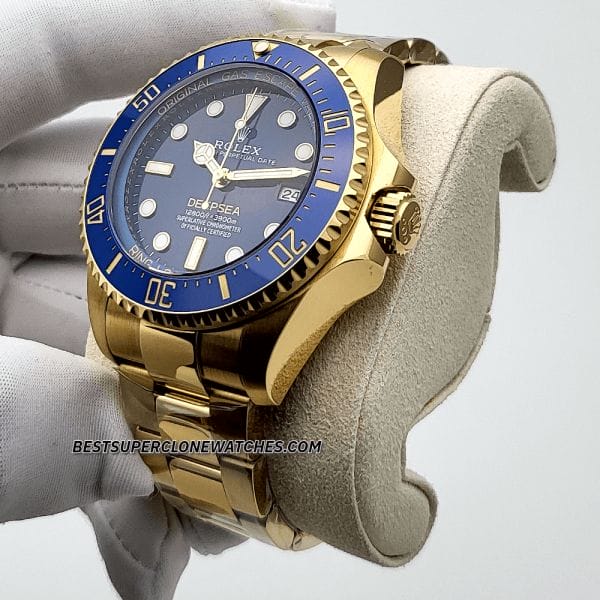 Rolex Deepsea yellow gold fake watch