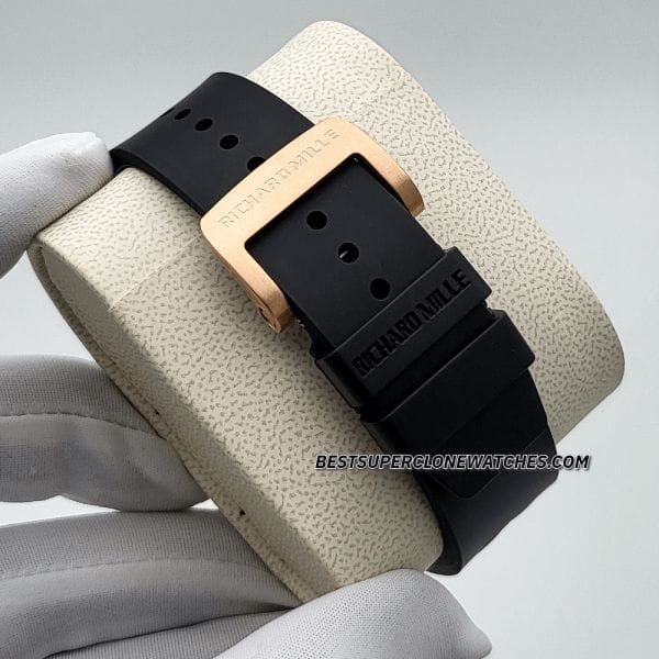Richard Mille fake watch rose gold case