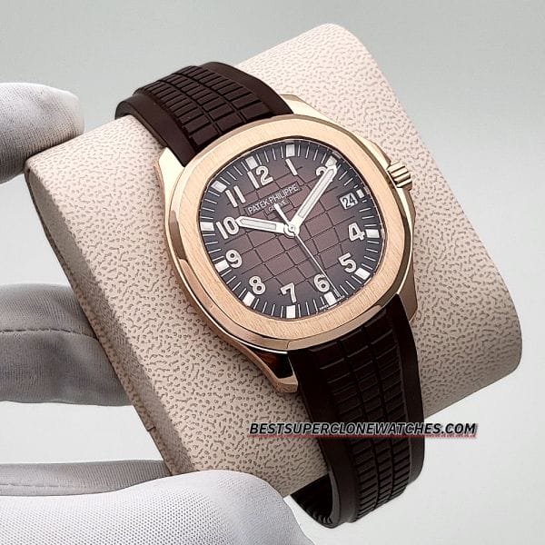 Patek Aquanaut brown dial ETA clone watch