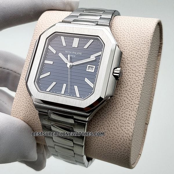 Replica Patek Philippe Calatrava blue dial