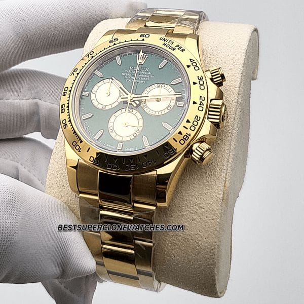 Rolex Daytona bright green dial clone