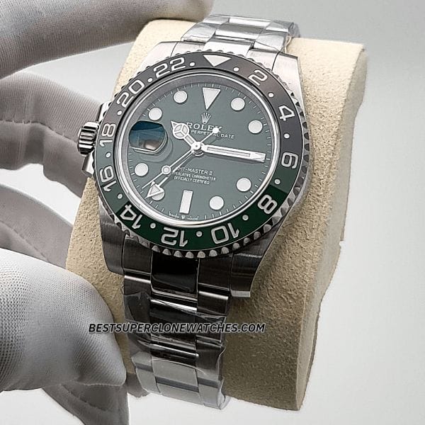 Rolex GMT Master II left-handed green bezel Super Clone watch