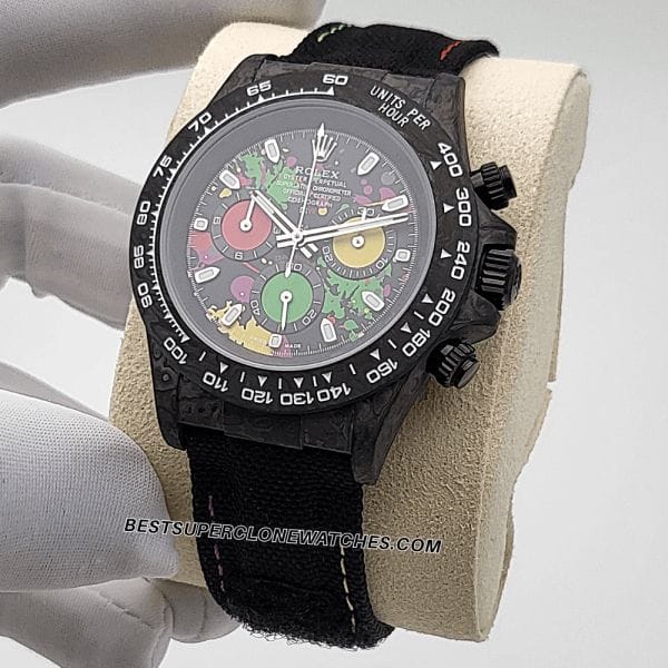 Rolex Cosmograph Daytona Diw “Motley 41mm” 4130 Swiss Super Clone Watch - Image 2