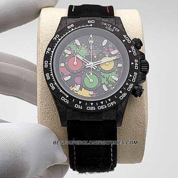 Rolex Cosmograph Daytona Diw “Motley 41mm” 4130 Swiss Super Clone Watch